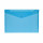 Buste con bottone - A4 (33,5x23,5 cm) - colore azzurro - Plastidea - conf. 10 pezzi