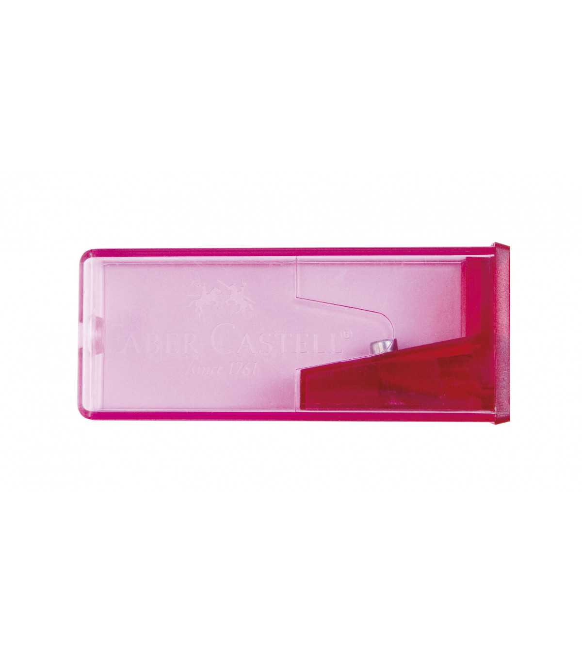 Temperamatite Faber-Castell con serbatoio in plastica 1 foro - Cart Srl